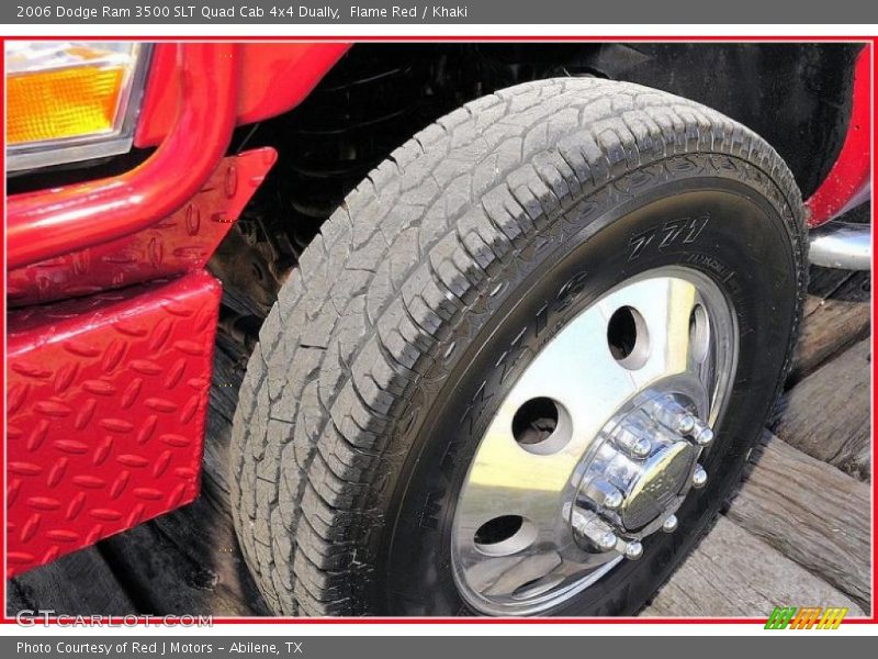 Flame Red / Khaki 2006 Dodge Ram 3500 SLT Quad Cab 4x4 Dually