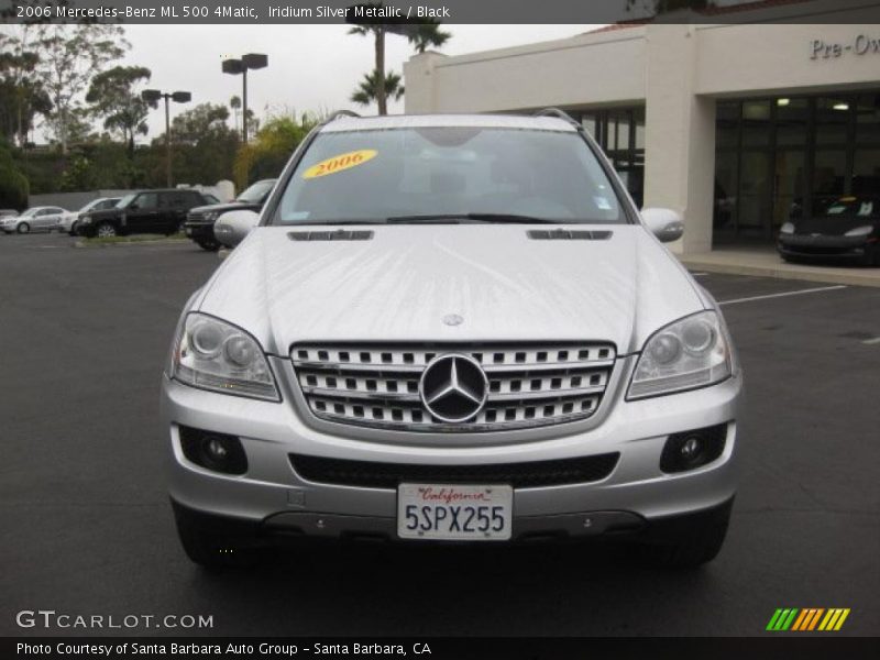 Iridium Silver Metallic / Black 2006 Mercedes-Benz ML 500 4Matic