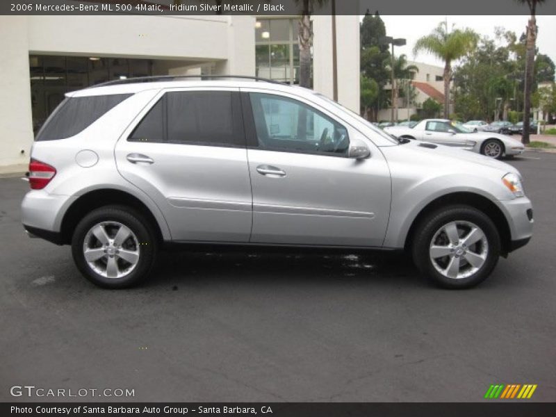 Iridium Silver Metallic / Black 2006 Mercedes-Benz ML 500 4Matic