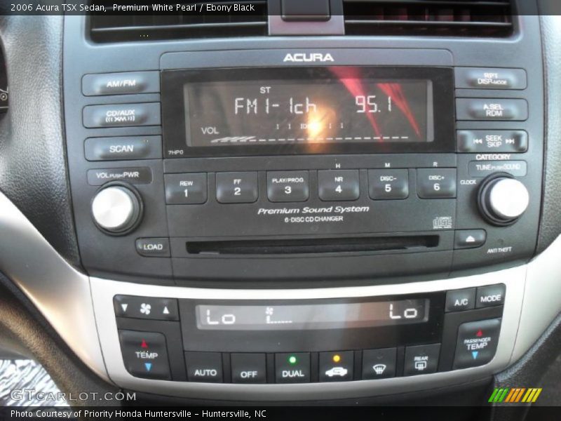 Premium White Pearl / Ebony Black 2006 Acura TSX Sedan
