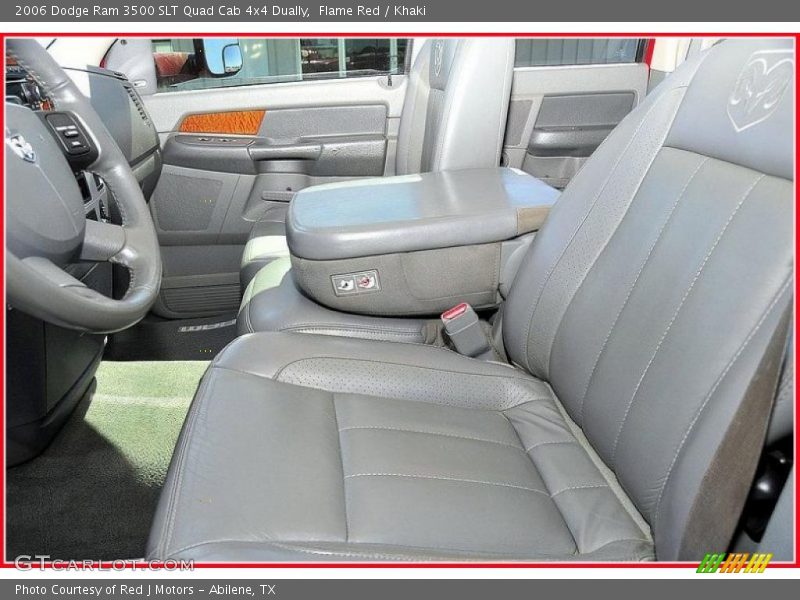 Flame Red / Khaki 2006 Dodge Ram 3500 SLT Quad Cab 4x4 Dually