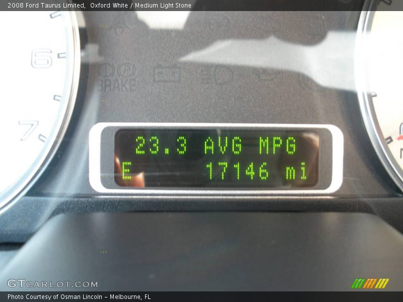Oxford White / Medium Light Stone 2008 Ford Taurus Limited
