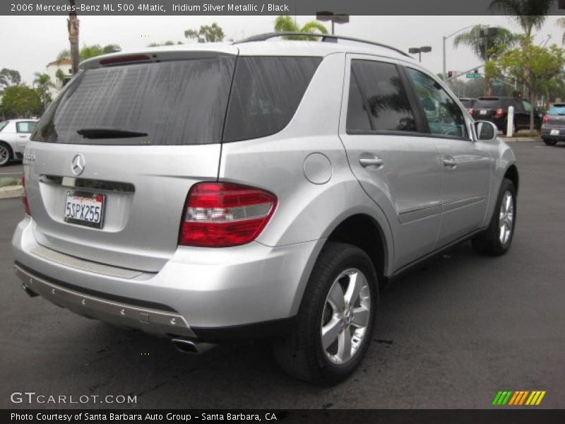 Iridium Silver Metallic / Black 2006 Mercedes-Benz ML 500 4Matic
