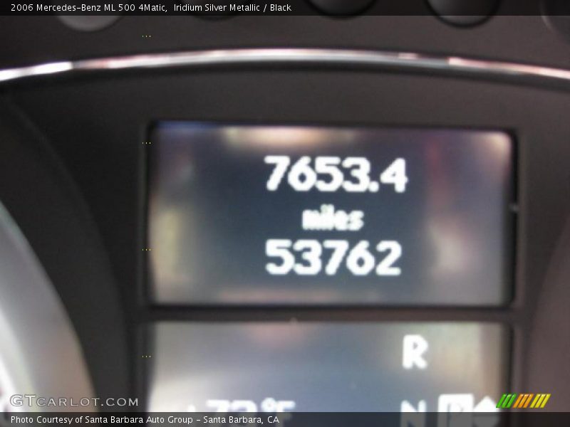 Iridium Silver Metallic / Black 2006 Mercedes-Benz ML 500 4Matic