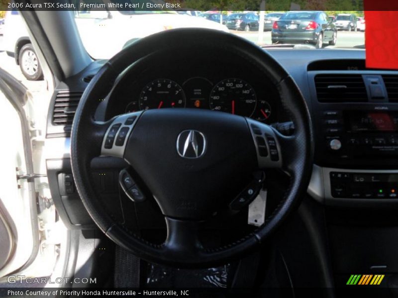 Premium White Pearl / Ebony Black 2006 Acura TSX Sedan