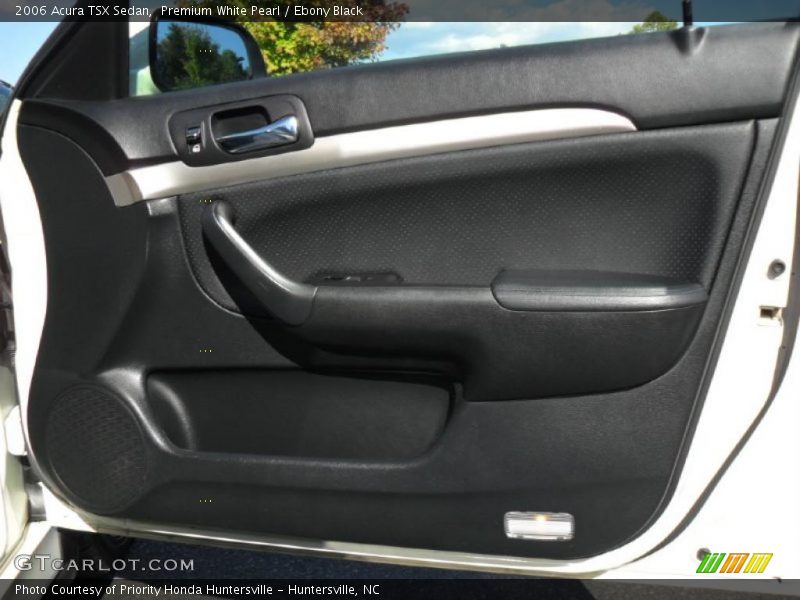 Premium White Pearl / Ebony Black 2006 Acura TSX Sedan