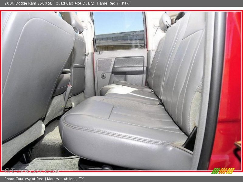 Flame Red / Khaki 2006 Dodge Ram 3500 SLT Quad Cab 4x4 Dually