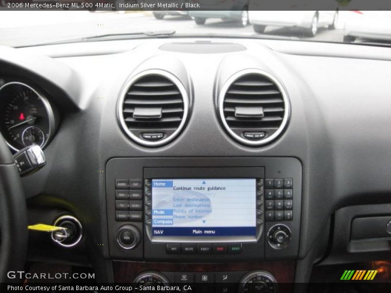 Iridium Silver Metallic / Black 2006 Mercedes-Benz ML 500 4Matic