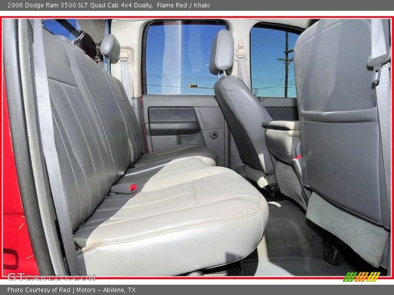 Flame Red / Khaki 2006 Dodge Ram 3500 SLT Quad Cab 4x4 Dually
