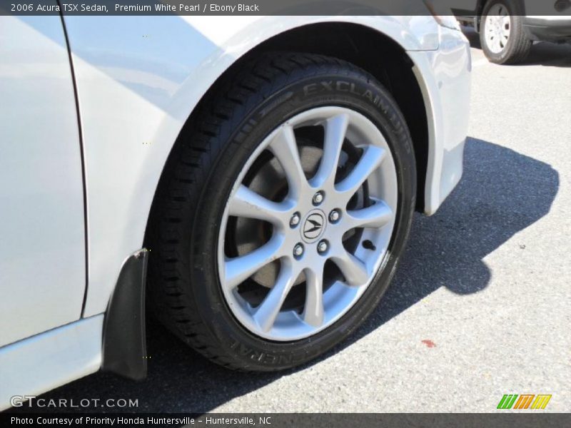 Premium White Pearl / Ebony Black 2006 Acura TSX Sedan