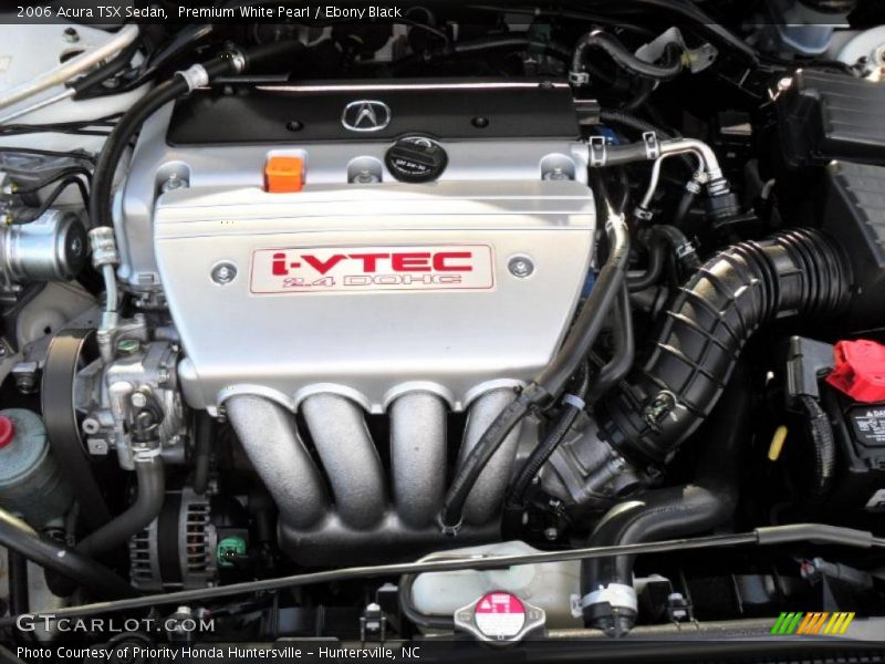 Premium White Pearl / Ebony Black 2006 Acura TSX Sedan