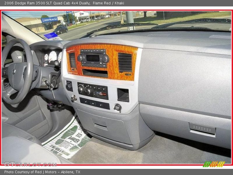 Flame Red / Khaki 2006 Dodge Ram 3500 SLT Quad Cab 4x4 Dually