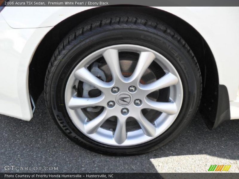 Premium White Pearl / Ebony Black 2006 Acura TSX Sedan