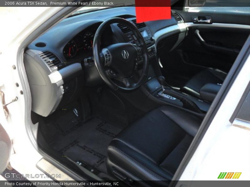 Premium White Pearl / Ebony Black 2006 Acura TSX Sedan