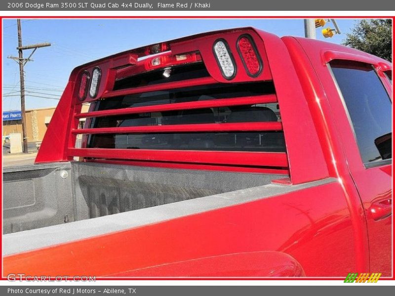 Flame Red / Khaki 2006 Dodge Ram 3500 SLT Quad Cab 4x4 Dually
