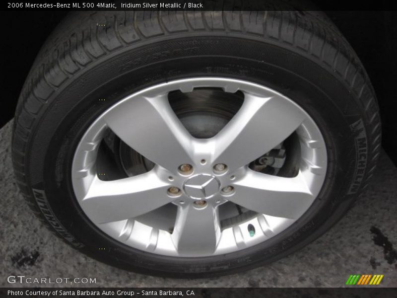 Iridium Silver Metallic / Black 2006 Mercedes-Benz ML 500 4Matic