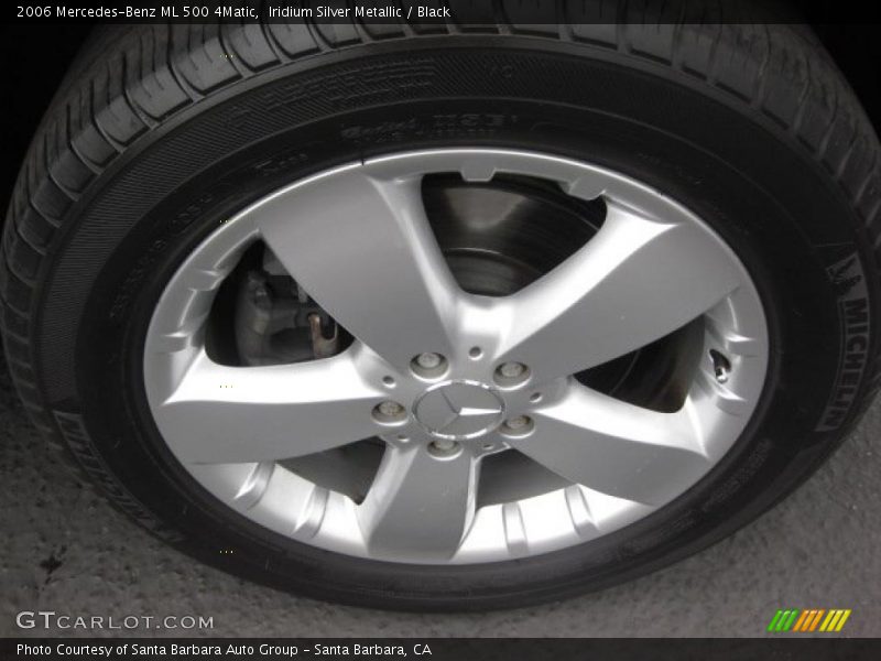 Iridium Silver Metallic / Black 2006 Mercedes-Benz ML 500 4Matic