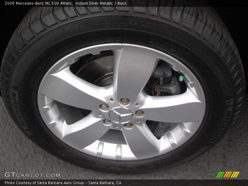 Iridium Silver Metallic / Black 2006 Mercedes-Benz ML 500 4Matic