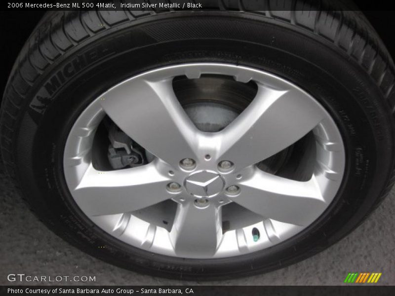 Iridium Silver Metallic / Black 2006 Mercedes-Benz ML 500 4Matic