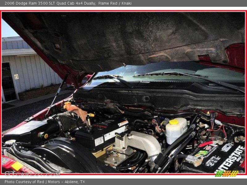 Flame Red / Khaki 2006 Dodge Ram 3500 SLT Quad Cab 4x4 Dually