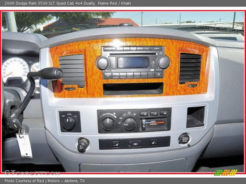 Flame Red / Khaki 2006 Dodge Ram 3500 SLT Quad Cab 4x4 Dually