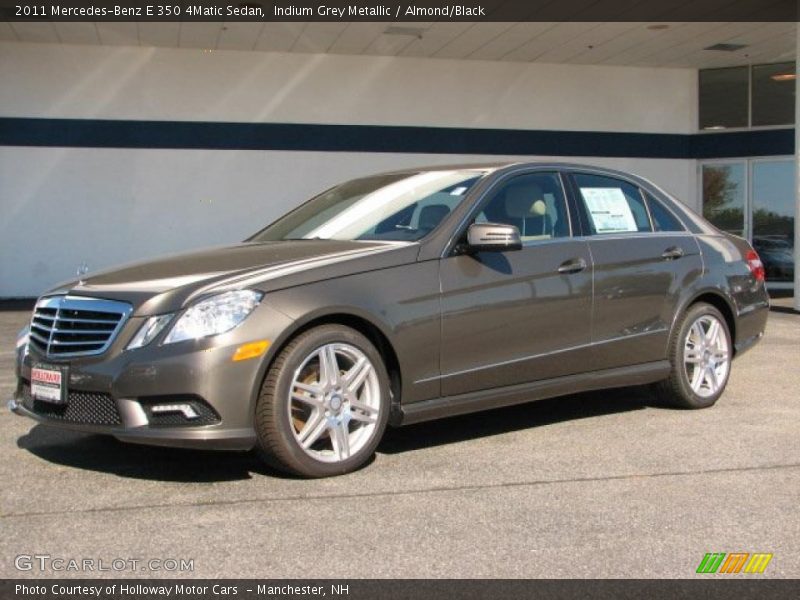 Indium Grey Metallic / Almond/Black 2011 Mercedes-Benz E 350 4Matic Sedan