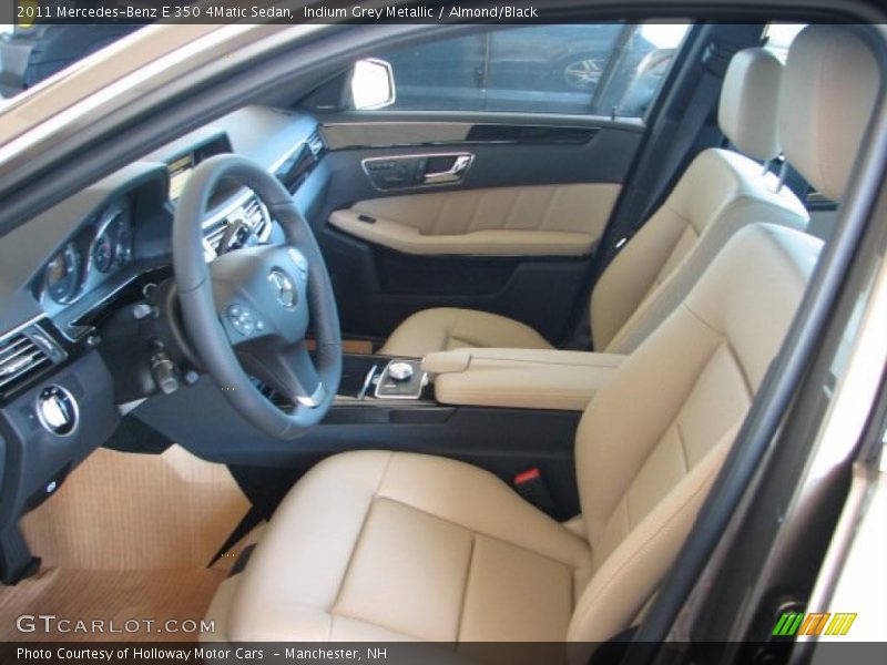 Indium Grey Metallic / Almond/Black 2011 Mercedes-Benz E 350 4Matic Sedan