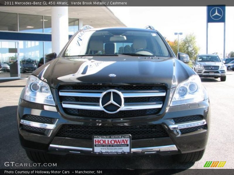 Verde Brook Metallic / Cashmere 2011 Mercedes-Benz GL 450 4Matic