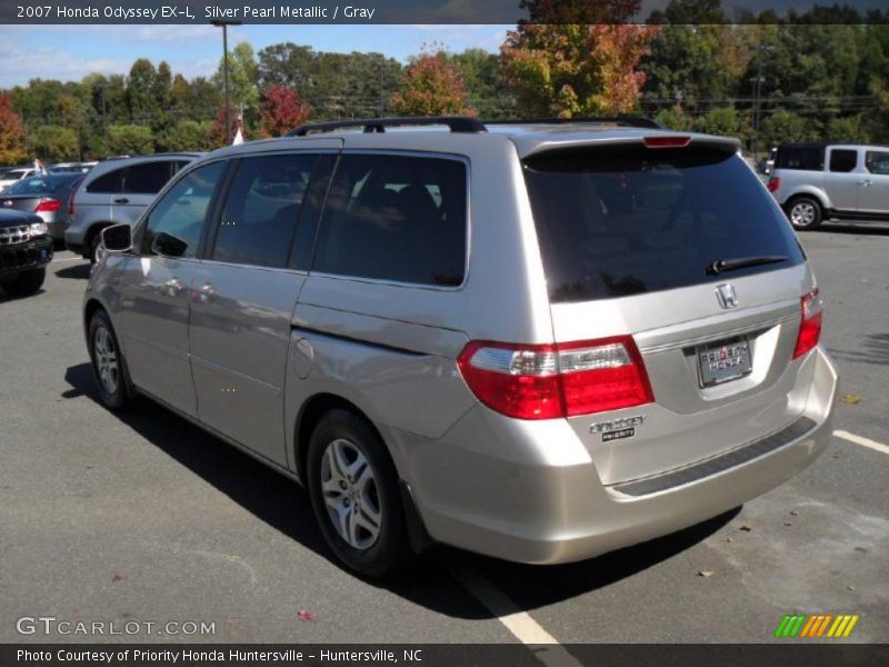 Silver Pearl Metallic / Gray 2007 Honda Odyssey EX-L
