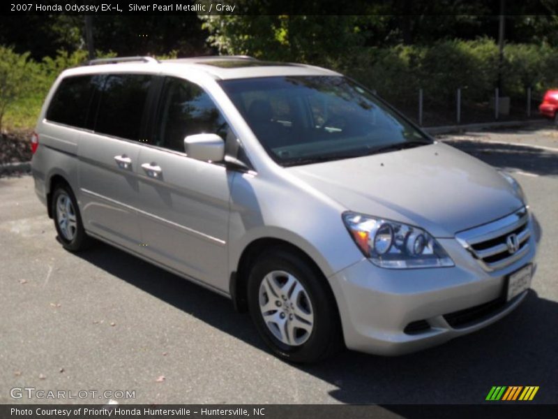 Silver Pearl Metallic / Gray 2007 Honda Odyssey EX-L