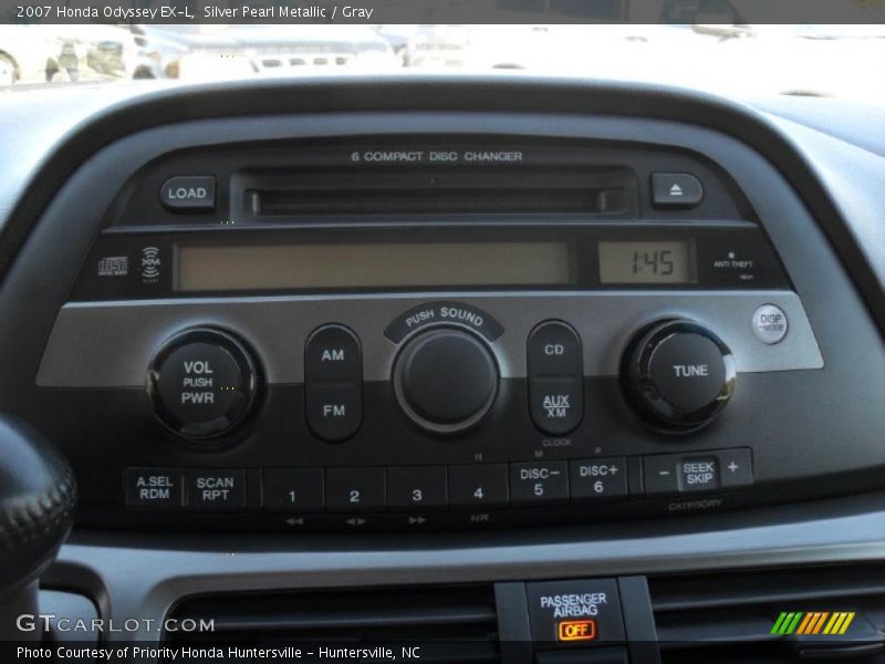 Silver Pearl Metallic / Gray 2007 Honda Odyssey EX-L