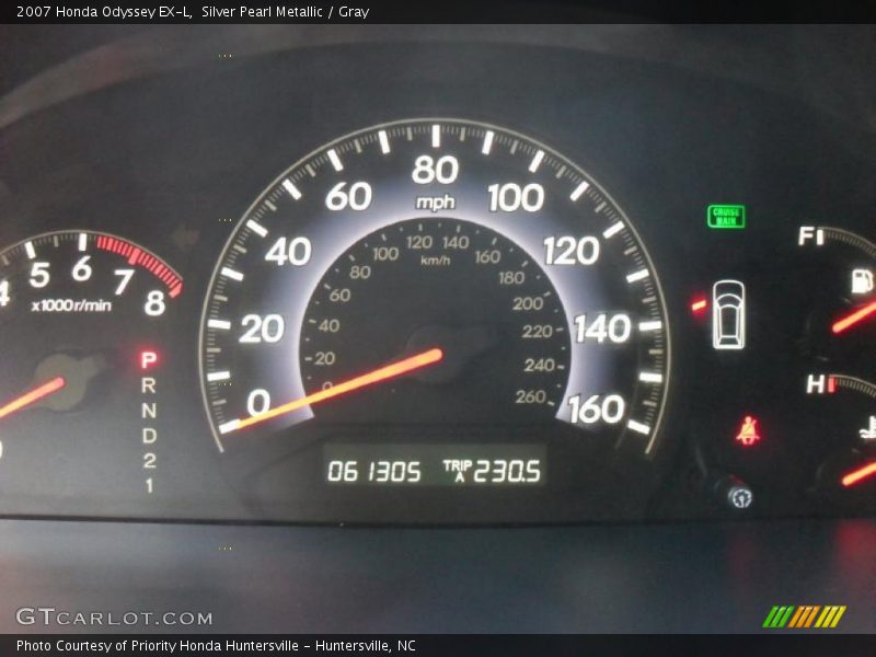 Silver Pearl Metallic / Gray 2007 Honda Odyssey EX-L