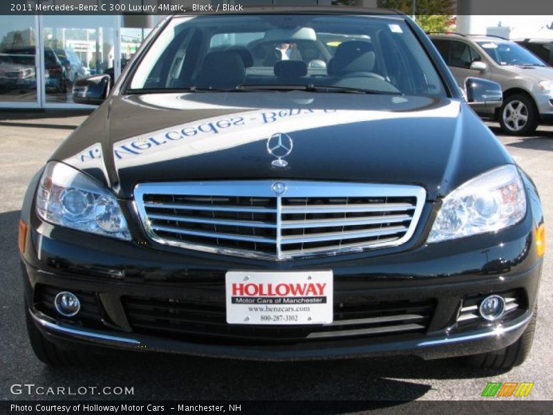 Black / Black 2011 Mercedes-Benz C 300 Luxury 4Matic