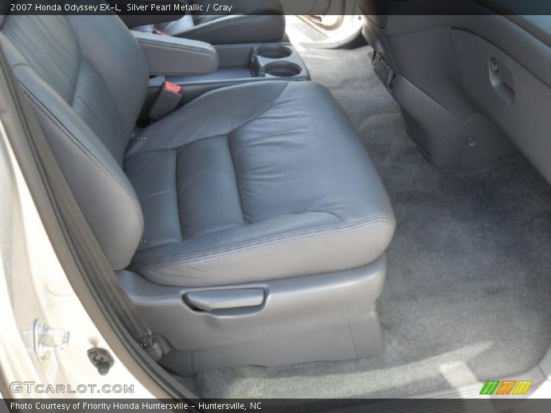 Silver Pearl Metallic / Gray 2007 Honda Odyssey EX-L