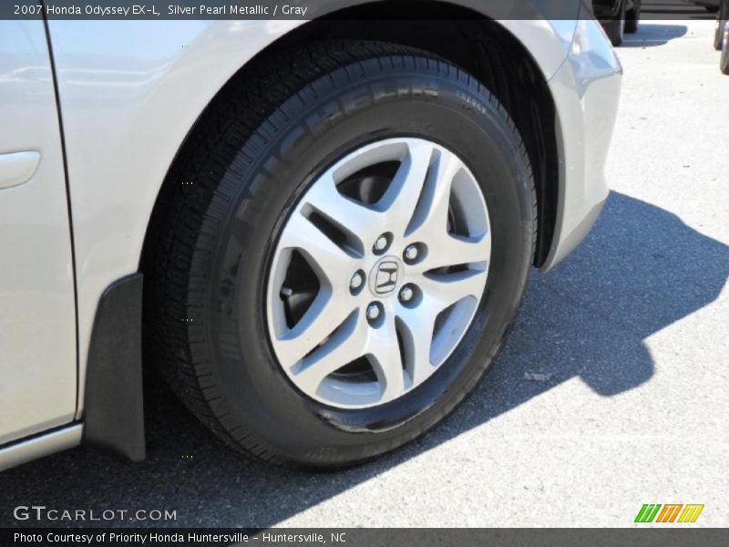 Silver Pearl Metallic / Gray 2007 Honda Odyssey EX-L