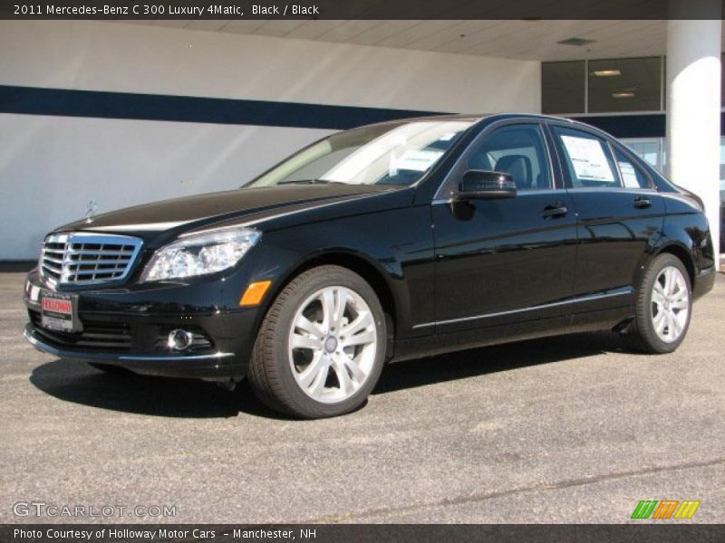 Black / Black 2011 Mercedes-Benz C 300 Luxury 4Matic