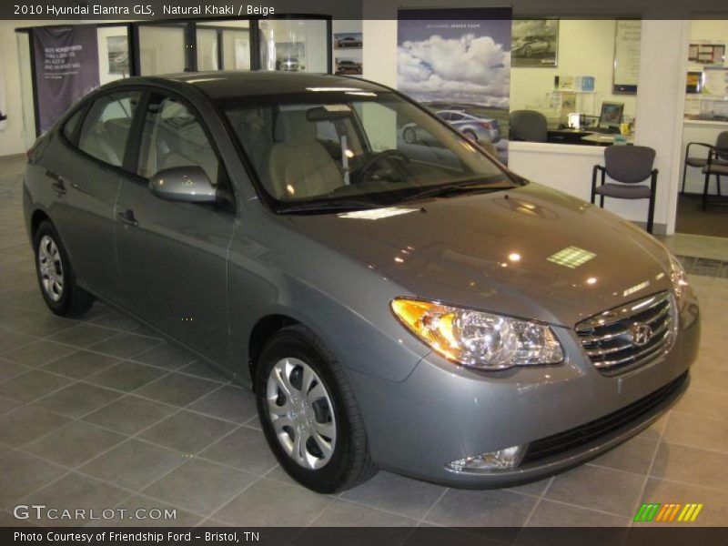 Natural Khaki / Beige 2010 Hyundai Elantra GLS