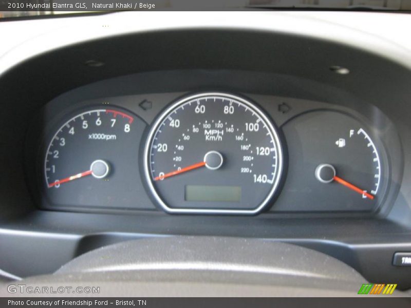 Natural Khaki / Beige 2010 Hyundai Elantra GLS