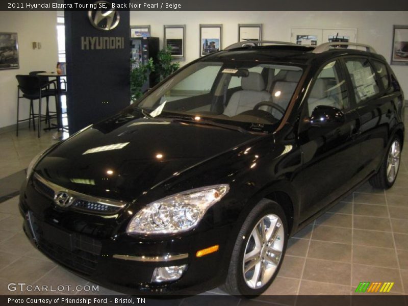 Black Noir Pearl / Beige 2011 Hyundai Elantra Touring SE