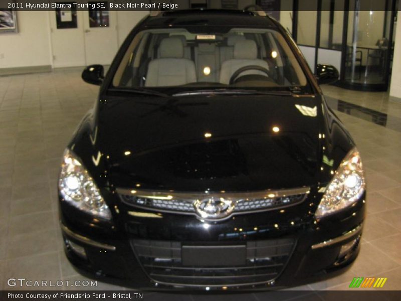 Black Noir Pearl / Beige 2011 Hyundai Elantra Touring SE