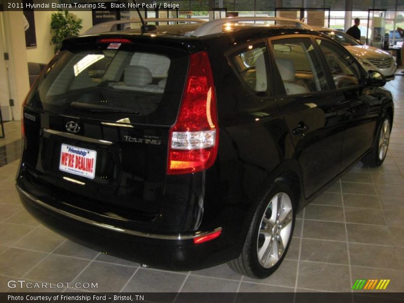 Black Noir Pearl / Beige 2011 Hyundai Elantra Touring SE