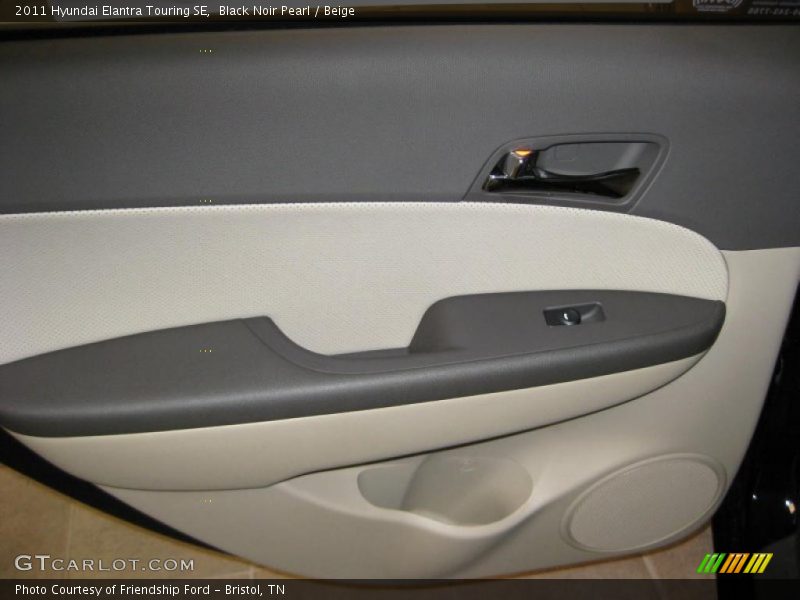 Black Noir Pearl / Beige 2011 Hyundai Elantra Touring SE