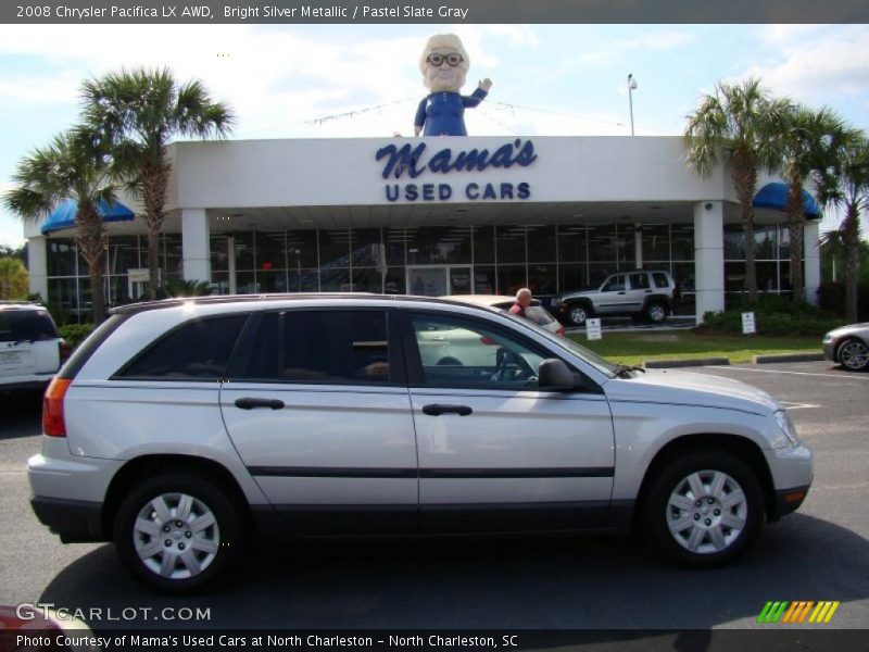 Bright Silver Metallic / Pastel Slate Gray 2008 Chrysler Pacifica LX AWD