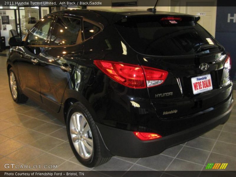 Ash Black / Black/Saddle 2011 Hyundai Tucson Limited