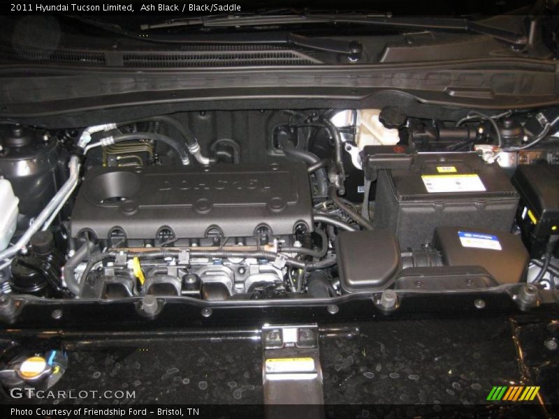 Ash Black / Black/Saddle 2011 Hyundai Tucson Limited