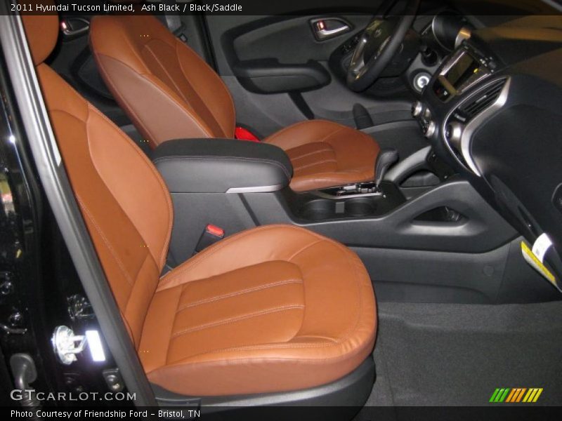  2011 Tucson Limited Black/Saddle Interior