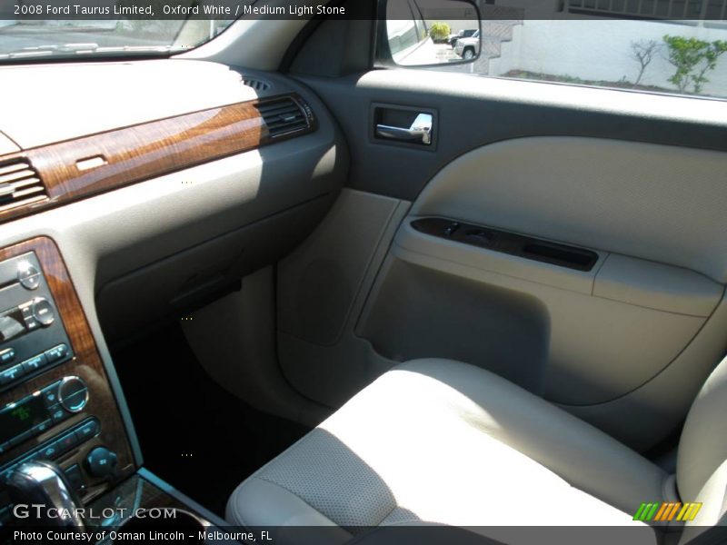 Oxford White / Medium Light Stone 2008 Ford Taurus Limited
