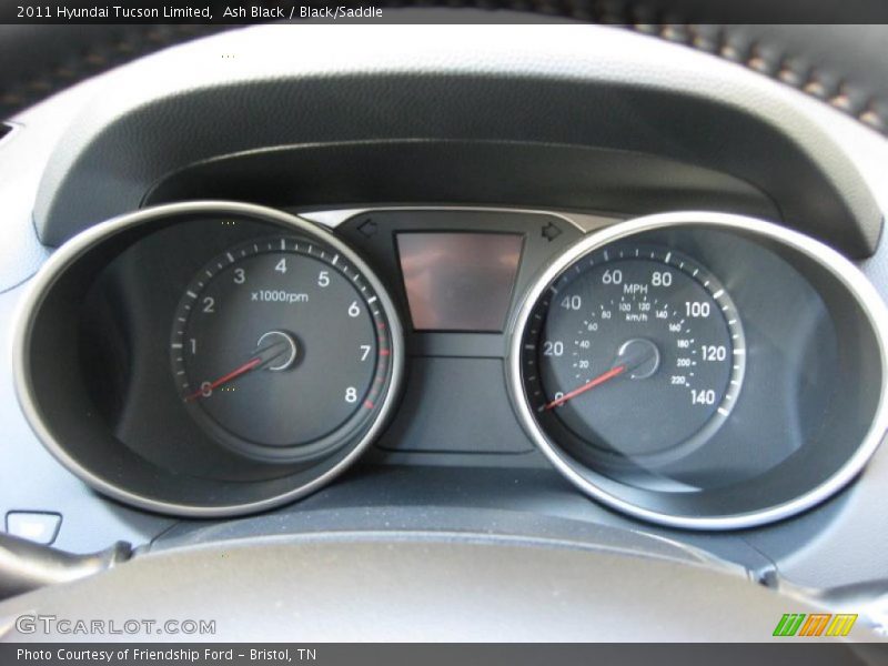  2011 Tucson Limited Limited Gauges