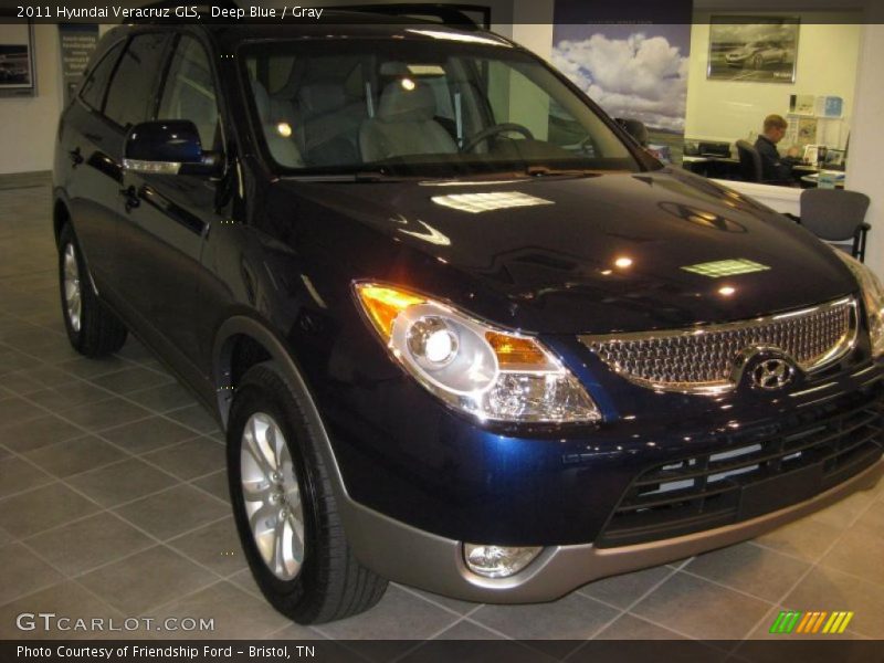 Deep Blue / Gray 2011 Hyundai Veracruz GLS