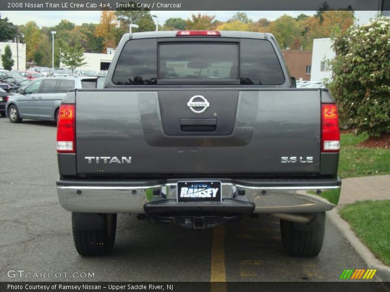 Smoke Gray / Charcoal 2008 Nissan Titan LE Crew Cab 4x4